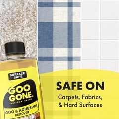 Goo Gone Original Liquid – 8 Ounce – Surface Safe 8 Fl Oz (Pack of 1), yellow