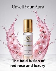 Red Rosee Premium Rose Attar Roll-On Perfume Oil Long Last Fragrance – 8ML