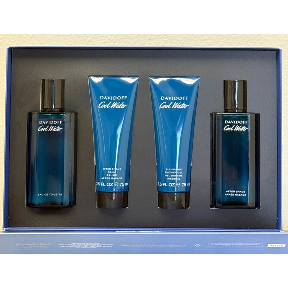 Davidoff Coolwater Men’s 4 Piece EDT Gift set