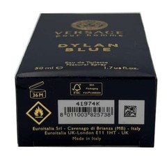 Versace Dylan Blue Cologne 1.7 oz / 50 ml EDT Cologne for Men