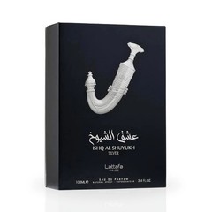 Ishq Al Shuyukh Silver Lattafa Pride for Unisex Eau de Parfum Spray,3.4 Ounce