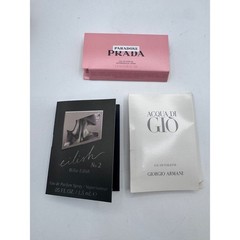 Designer Fragrance Sampler Lot Women OS Multicolor YSL Prada D&G 8pc Set