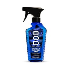 BOD Man Fragrance Body Spray, Really Ripped Abs, 8 fl oz NEW