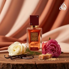 Lattafa Ana Abiyedh Scarlet – Fruity, Floral, Spicy, 2 Fl Oz (Pack of 1), Red