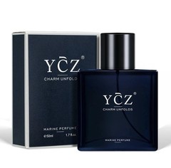 Ycz Charm Unfolds Marine Perfume for Men Long Lasting Fragrance Gift 1.7oz(50ml)