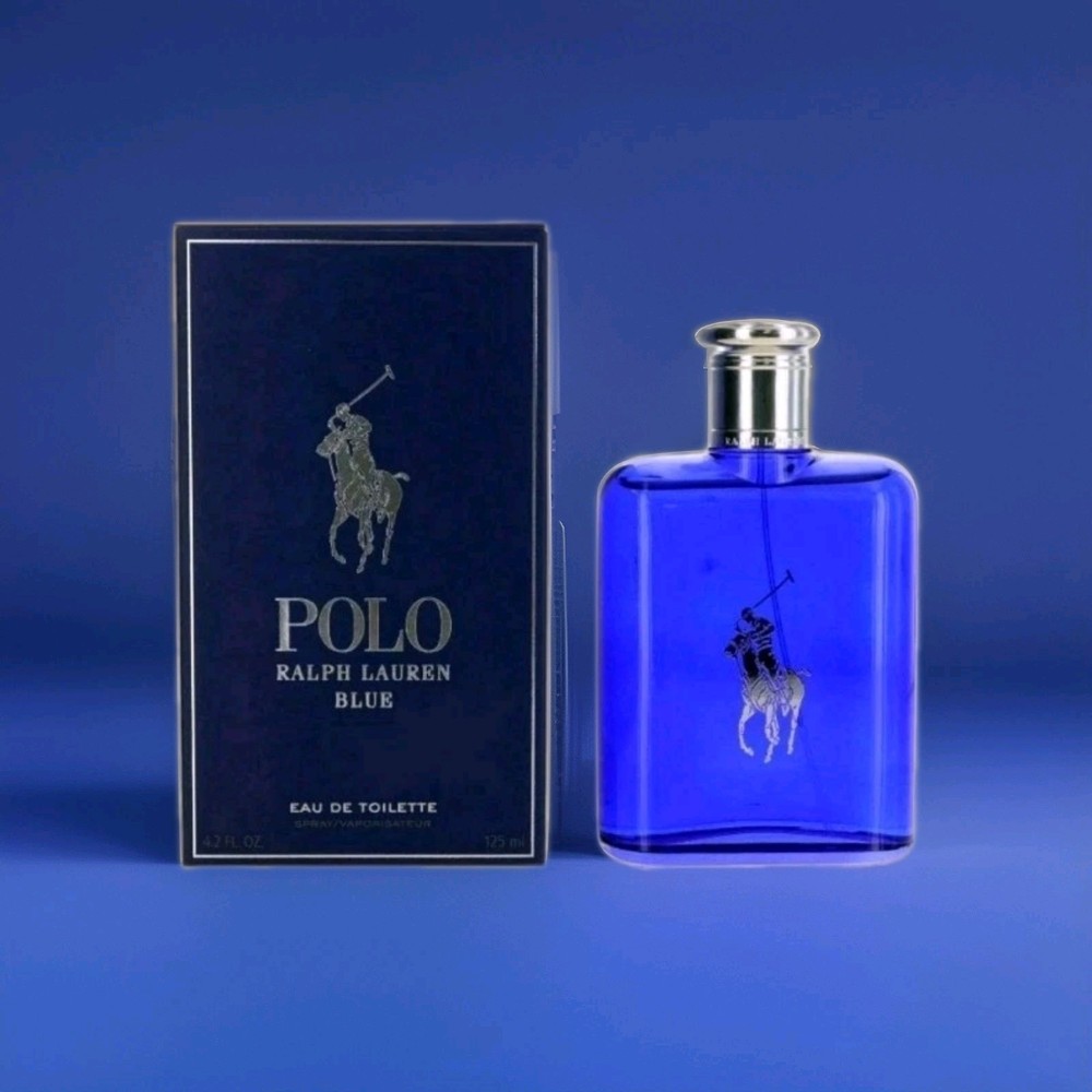 Polo Blue by Ralph Lauren 4.2 oz EDT Cologne for Men Brand New Sealed