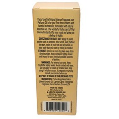 2 Personal Care Thai Coconut Roll-On Perfume Oil 0.33 oz Each