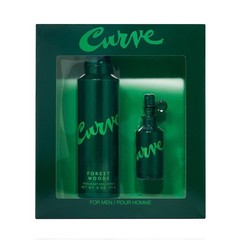 Curve 2 Piece Set Forest Woods Cologne Spray + Deodorant Spray – 1 FL OZ & 6 OZ