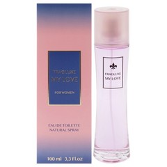Fragluxe My Love for Women – 3.3 oz EDT Spray Fl Oz (Pack of 1), Lavender
