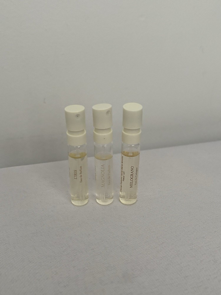 Santa Maria Novella Cologne Sample Set Melograno L’Iris Magnolia 2ml