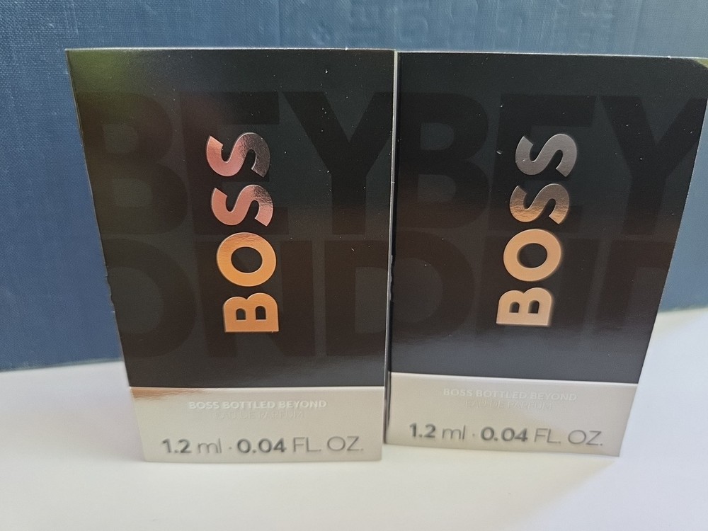 Hugo Boss Bottled BEYOND & Bottled ABSOLU EDP For Men Sample Spray 1.2 ml-GET 2
