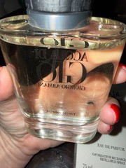 Aqua Di Gio for Men Eau de Parfum Refillable Spray 2.5 oz