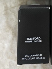 New In Box Tom Ford OMBRE LEATHER Eau De Parfum MINI Splash .14oz 4ml