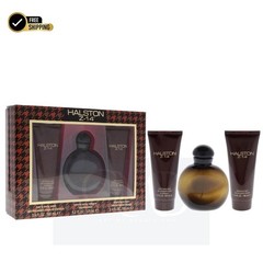 Halston Z-14 3 Pc Gift Set Men Cologne Spray After Shave Balm Hair & Body Wash