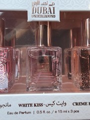 DUBAI UNDERGROUND 3 PC. ~Mango Sun, White Kiss & Creme Fatal~ Eau De Parfum Set!