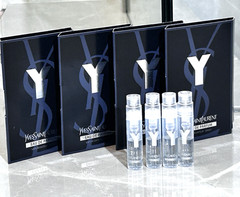 YSL Yves Saint Laurent Y Eau de Parfum Men’s Spray X 4Samples 0.04 fl oz / 1.2ml
