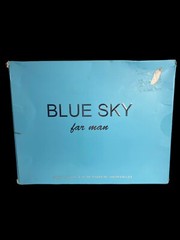Blue Sky Gift Set for Men-Cologne Spray 3.8 oz + Body Lotion + Shower Gel