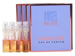 THIERRY MUGLER ANGEL MUSE EDP 1.5ml .05fl oz x 4 PERFUME SPRAY SAMPLES
