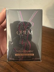 Black Opium By YSL 1oz/30ml Eau De Parfum Neon Spray For Women New In Box Sealed