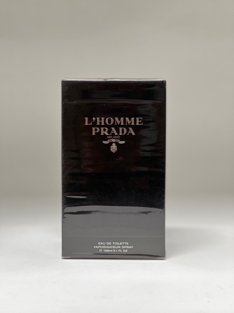 PRADA L’homme Prada 5.1oz (150 ml) Men’s Eau de Toilette RARE DISCONTINUED