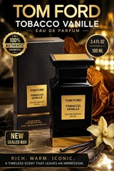 Tom Ford Tobacco Vanille 3.4oz Unisex Eau de Parfum NEW SEALED