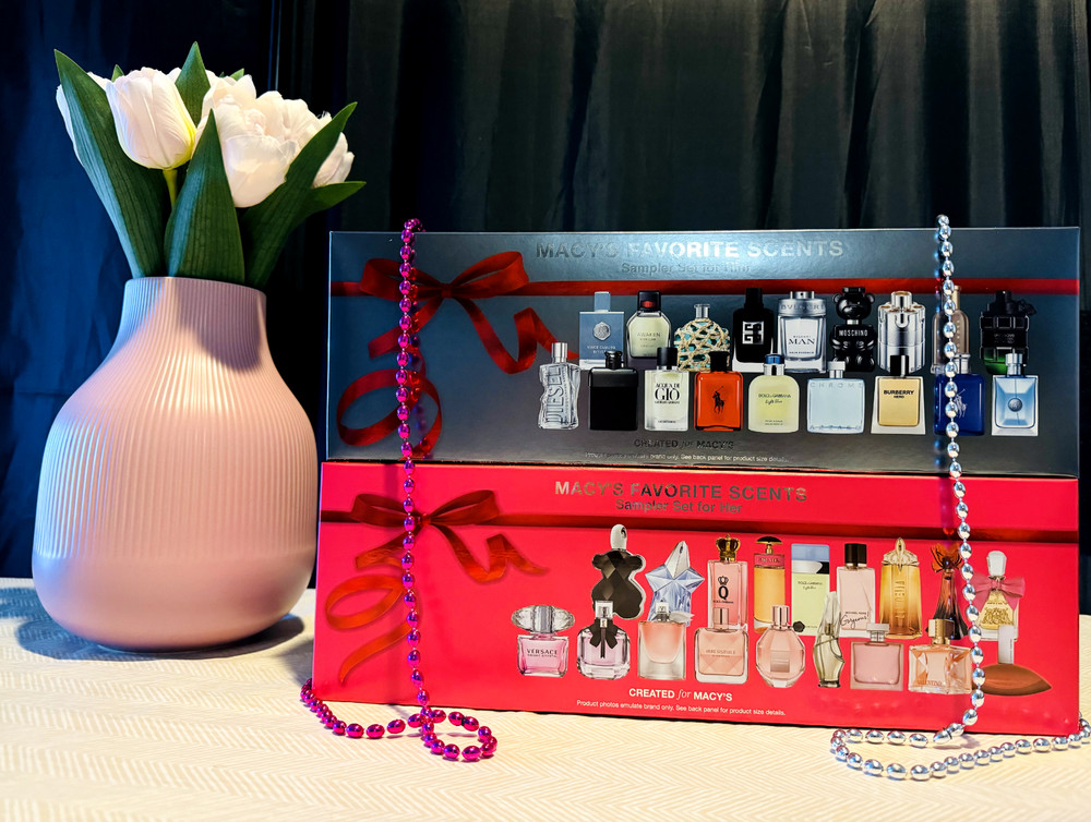 COMBO Holiday Macys 18-Pc Favorite Scents Sampler Discovery Women & Men Gift Set
