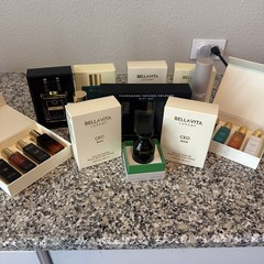 Bellavita Luxury Men’s Cologne Lot + RawChemistry Nue Co YCZ NEW Tested