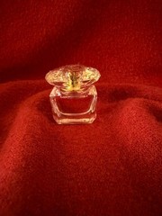 VERSACE BRIGHT CRYSTAL PARFUM 0.17 OZ / 5 ML COLLECTABLE DABBER MINI NIB