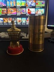 Jean Paul Gaultier Le Male Elixir Parfum Spray 4.2 fl oz Gold Metal Canister