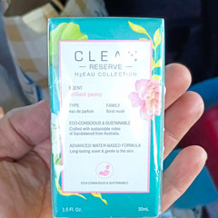 CLEAN Reserve H2EAU Brilliant Peony Eau de Parfum Spray 1.0 fl oz Floral Musk