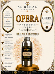 Al Rehan Perfumes Opera Premium Attar Perfume Oil Arabian Long Lasting Scent Oil