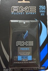 Axe Phoenix Pocket Spray Fragrance Men’s 0.57 oz Travel Size 3 PACK discontinued