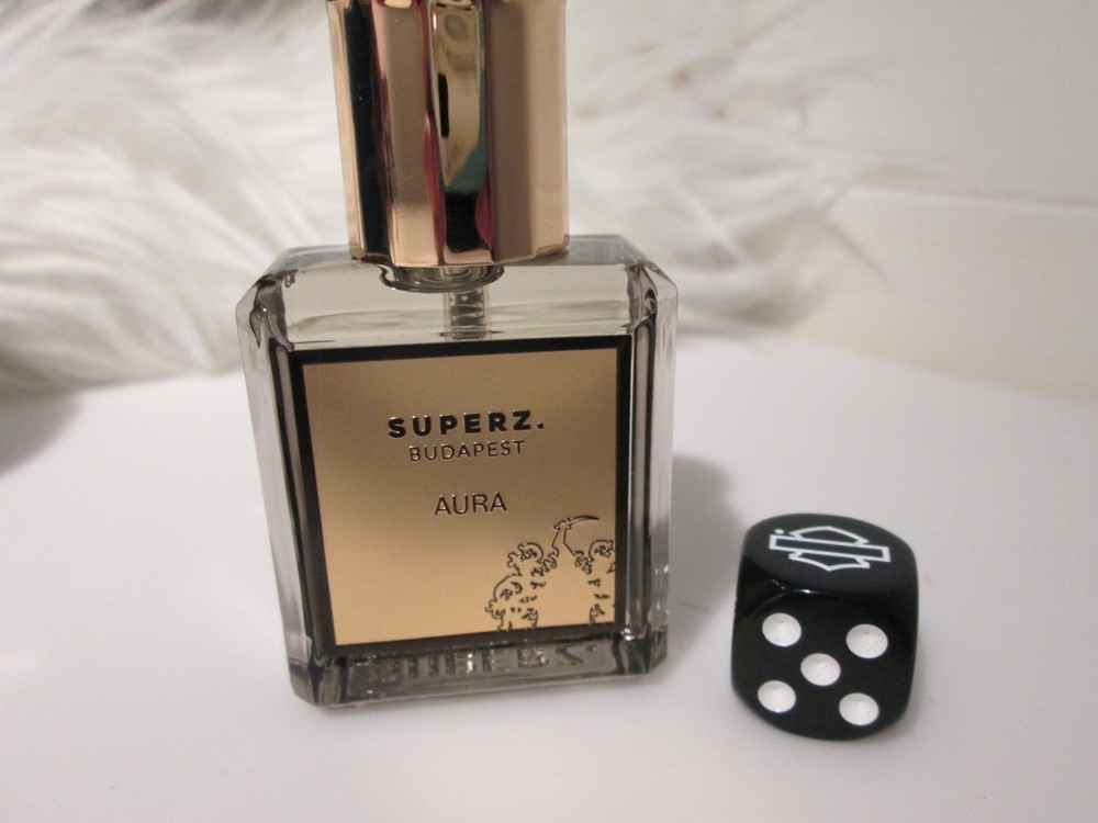 Exclusive Superz mini spray bottle AURA 10ml/.33 fl oz. extrait de parfum