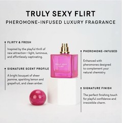 PURE ROMANCE TRULY SEXY FLIRT PERFUME 1.7 FL OZ **FREE SHIPPING**