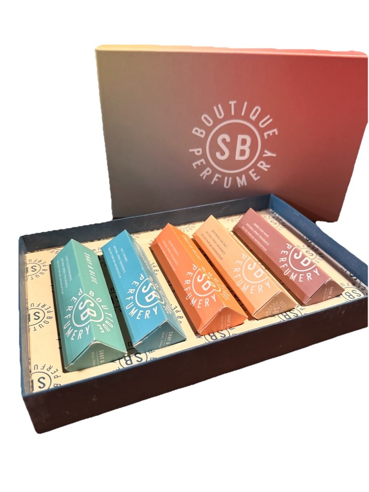 Shay and Blue Perfume Favorites Collection Lilacs and Gooseberries Salt Carmel..