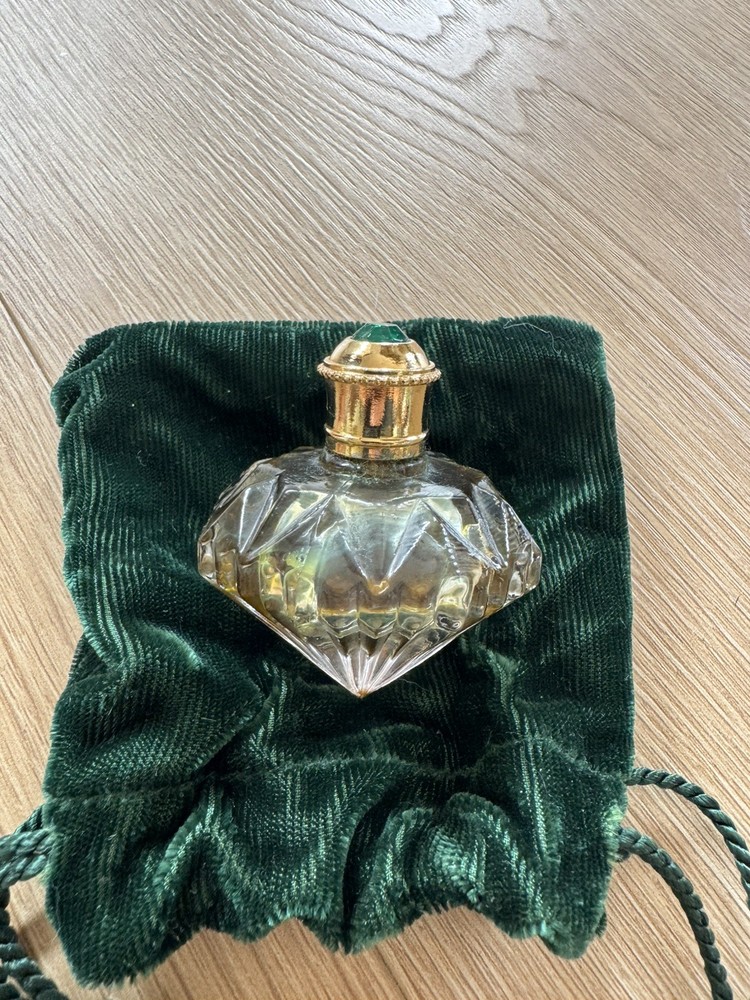 Vintage Fabergé Prince de Monaco Parfum 7.5ml Mini Perfume Full w/ Velvet Pouch