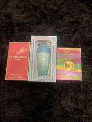 Give Me Vanigia Doily La Vida Vella Set of 3 Women Perfume New In Box
