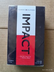 Tommy Hilfiger “Impact” Men’s Eau de Toilette 3.4oz/100ml + Travel Spray Sealed
