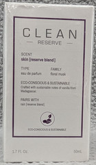 Clean Reserve SKIN (Reserve) Eau de Parfum Spray 1.7 OZ SEALED Clean Beauty