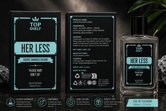 HER LESS SCIENCE Enhanced Cologne for Men Edu De Cologne