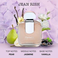 Jean Rish Marbella, Eau De Parfum for Women, 3.4 Fl Oz (Pack of 1), Multi