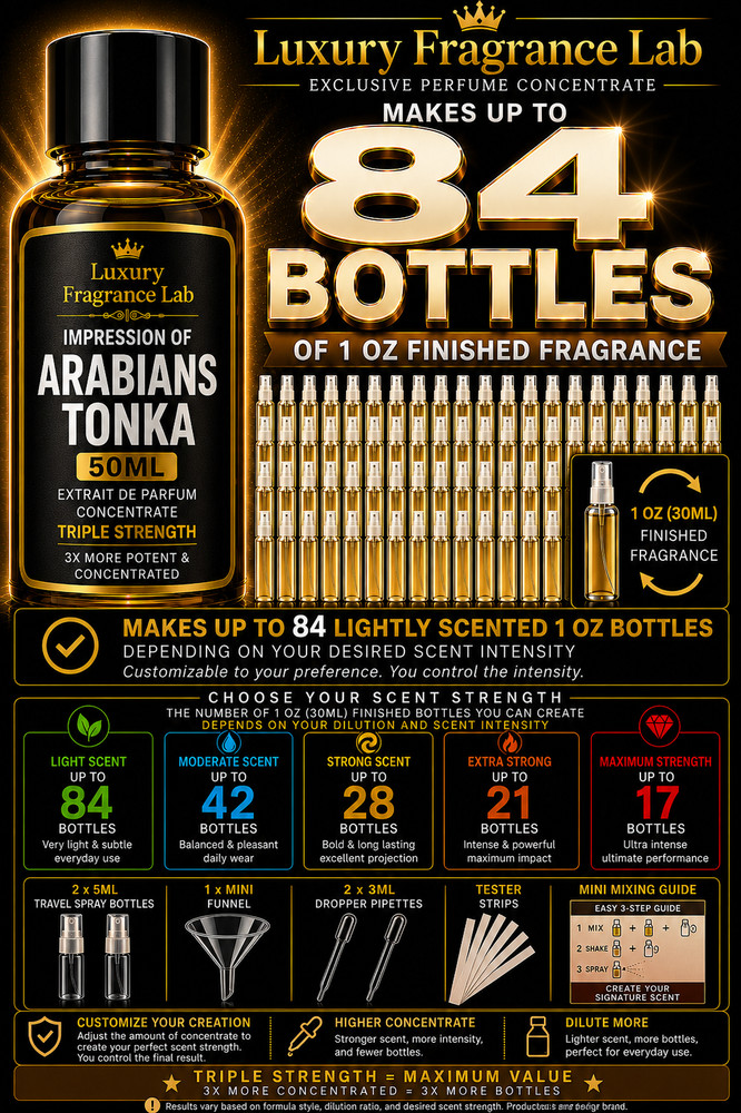 Luxury Fragrance Lab™ Impression of Arabians Tonka TRIPLE-PREMIUM Fragrance Oil