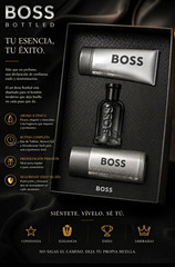 BOSS Bottled Gift Set Eau de Toilette Spray 3.3 fl oz + Shower Gel + Deo