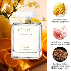 MIS CO Floral Perfume – Citrus Notes, Bergamot, Jasmine, Rose & Musk Scent, gift