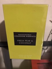 FRESH PEAR & COCONUT COLLEZIONE BANANA REPUBLIC 2.5 oz EXTRAIT DE PARFUM