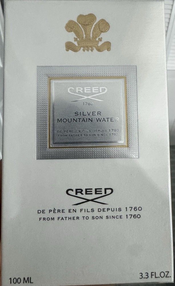 Creed Silver Mountain Water Unisex Eau De Parfum 3.3 Oz 100 ml Spray – Authentic
