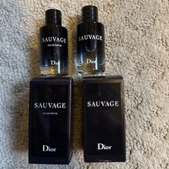 Lot Of Two New Dior Sauvage One EDT Another EDP Perfume Both 10ml/ 0.34fl