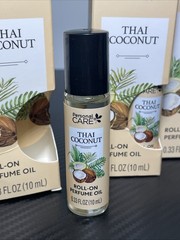 Personal Care Thai Coconut Roll-On Perfume Oil 0.33 oz Each 4pk New