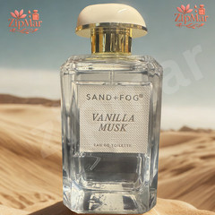 SAND+FOG Vanilla Musk Eau de Toilette EDT 3.38 oz/100ml Spray Unisex Sweet Scent
