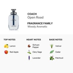 Coach Open Road Eau de Toilette Spray Regular Size 3.3 fl oz